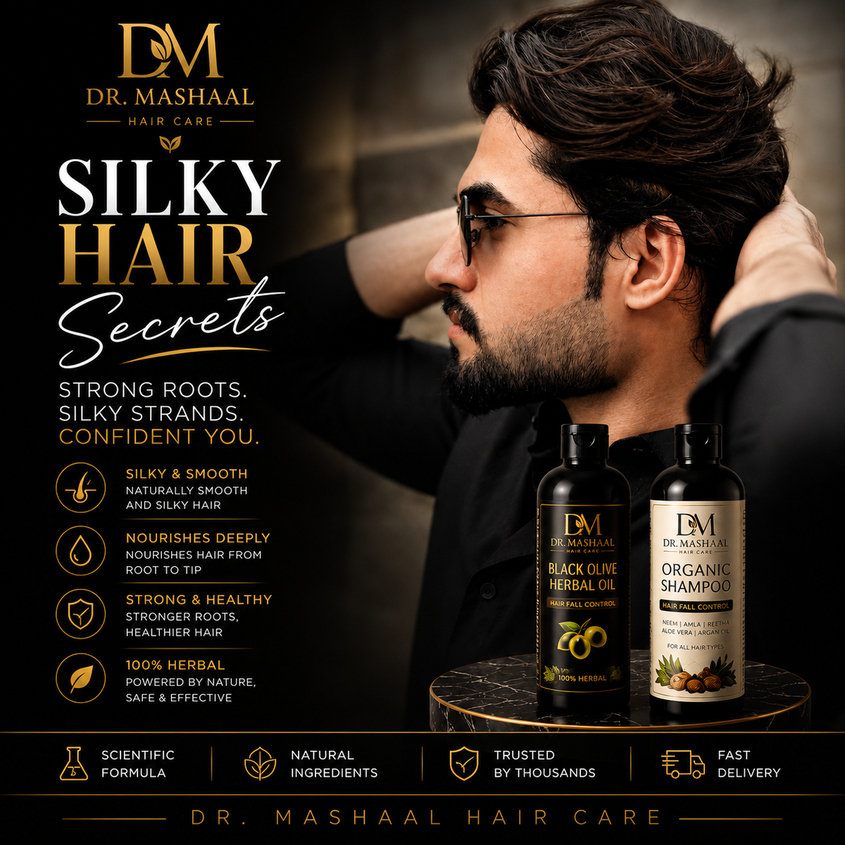 Dr. Mashaal Black Olive Herbal Hair Oil