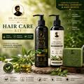 Dr. Mashaal Complete Herbal Hair Care Bundle | Oil + Shampoo + Neem Soap