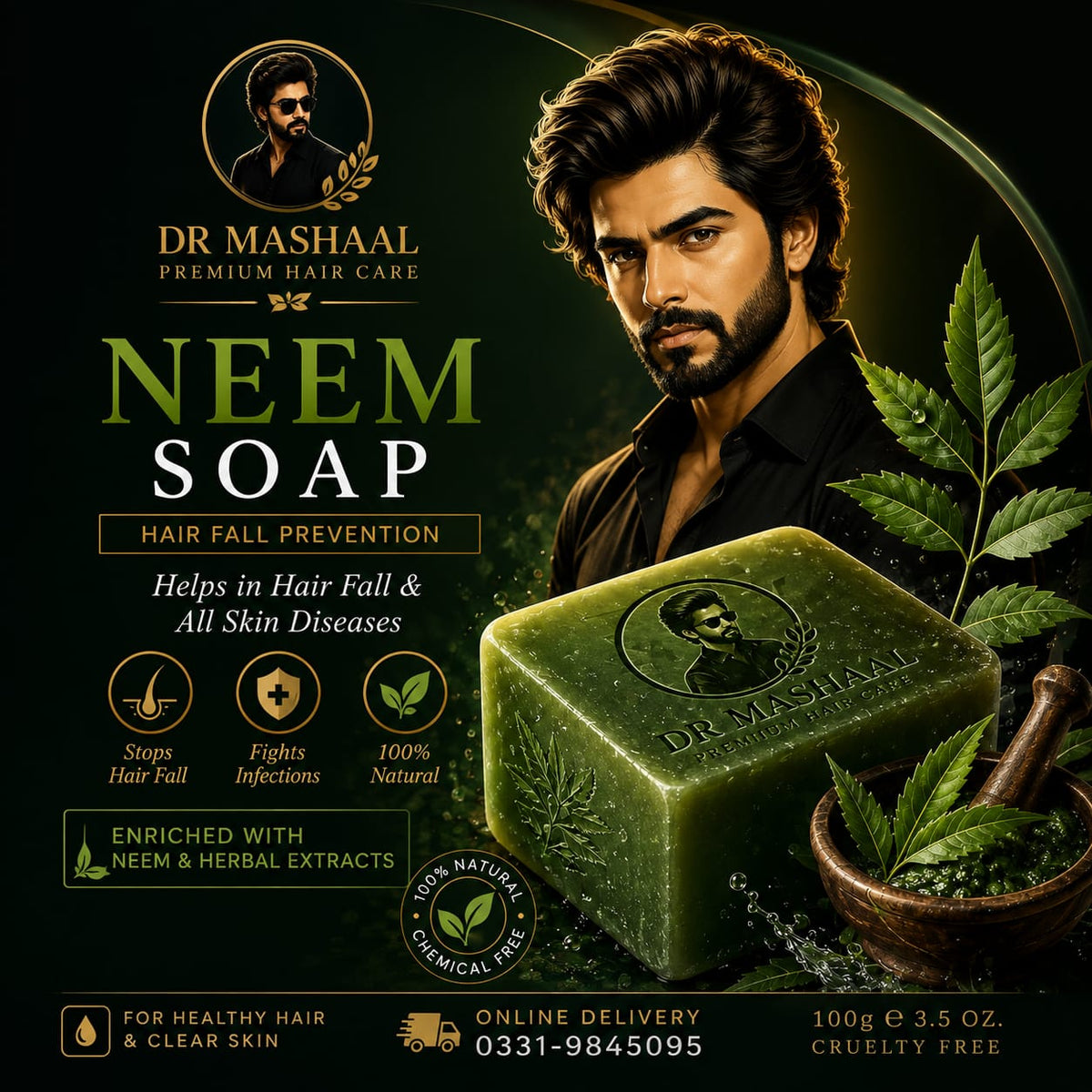 Dr. Mashaal Neem Extract Soap