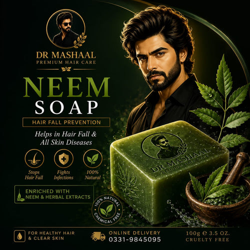 Dr. Mashaal Neem Extract Soap | Herbal Hair & Scalp Care